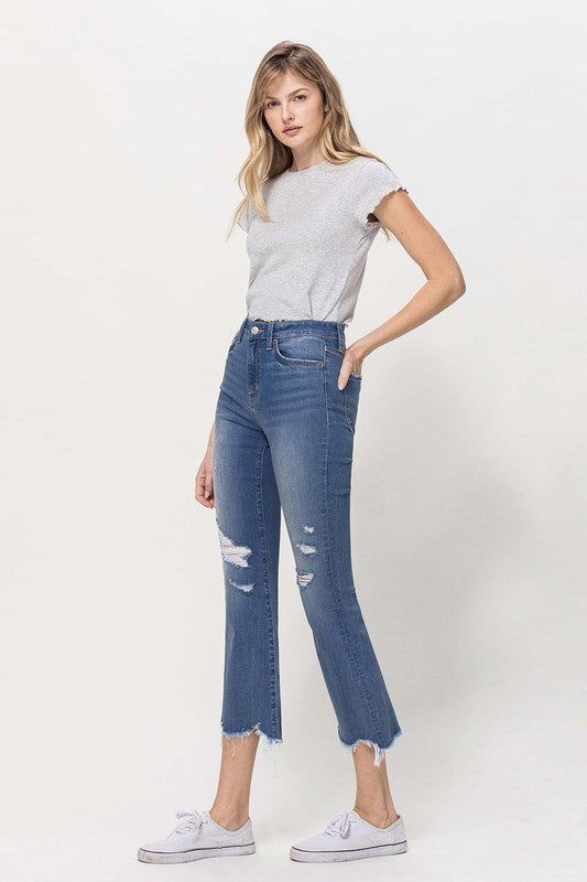 VERVET HIGH RISE CROP FLARE MAYA