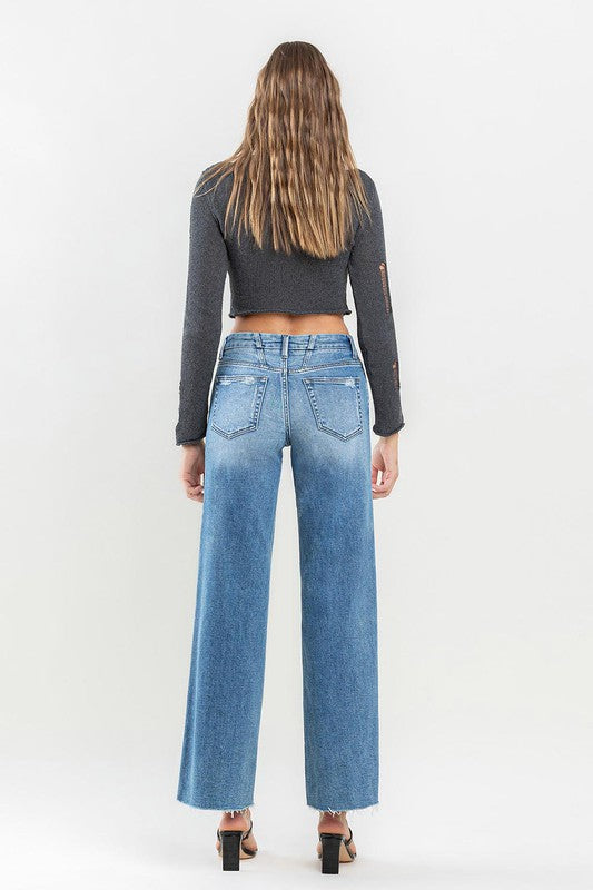 VERVET MID RISE WIDE LEG JEAN VIVIENNE