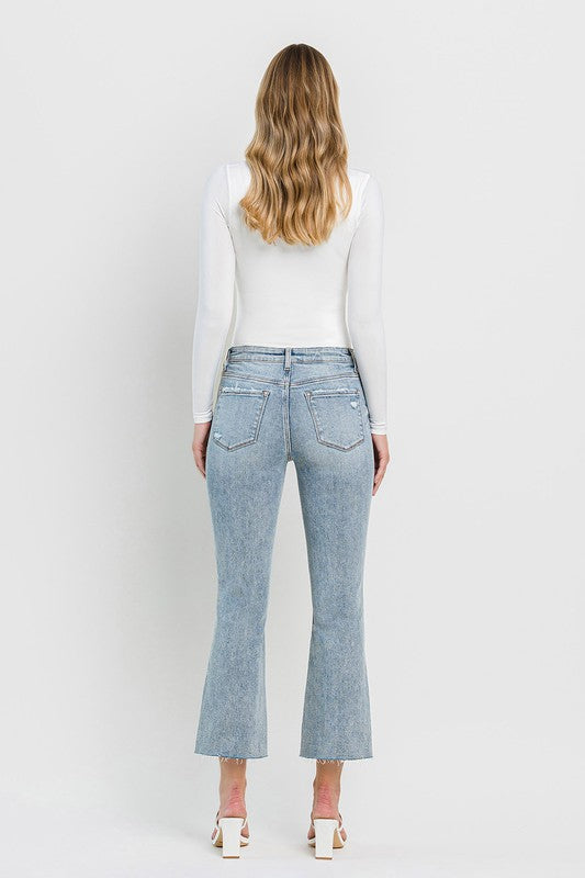 LOVERVET HIGH RISE KICK FLARE JEANS CALLIE