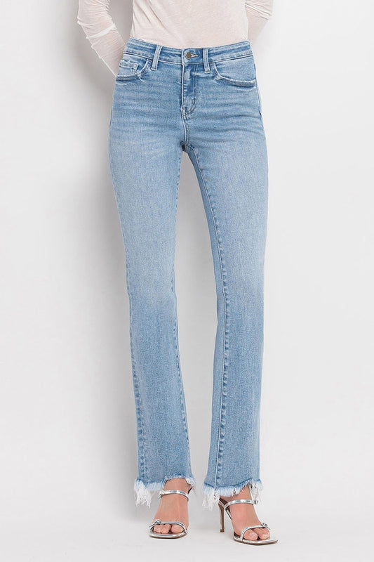 FLYING MONKEY HIGH RISE MINI BOOTCUT JEANS BETTY