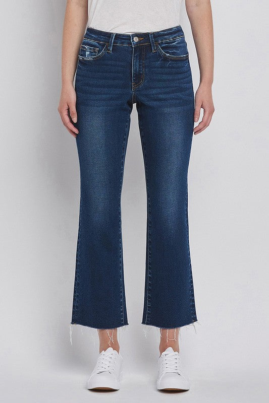 LOVERVET HIGH RISE MINI BOOTCUT JEANS SYDNEY