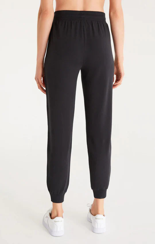 Z SUPPLY BLACK EASY FLEECE JOGGERS