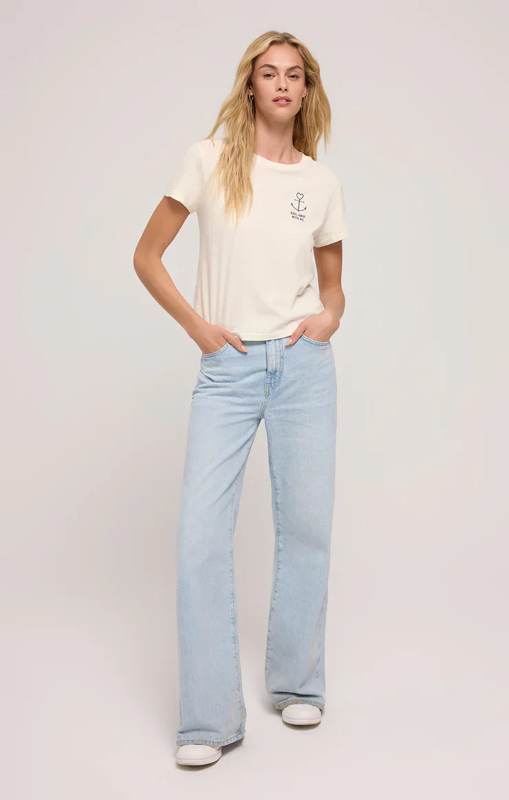 Z SUPPLY ANCHOR GRAPHIC TEE - SAIL AWAY WITH ME FINAL SALE