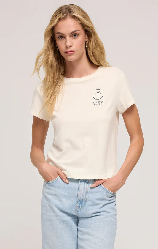Z SUPPLY ANCHOR GRAPHIC TEE - SAIL AWAY WITH ME FINAL SALE