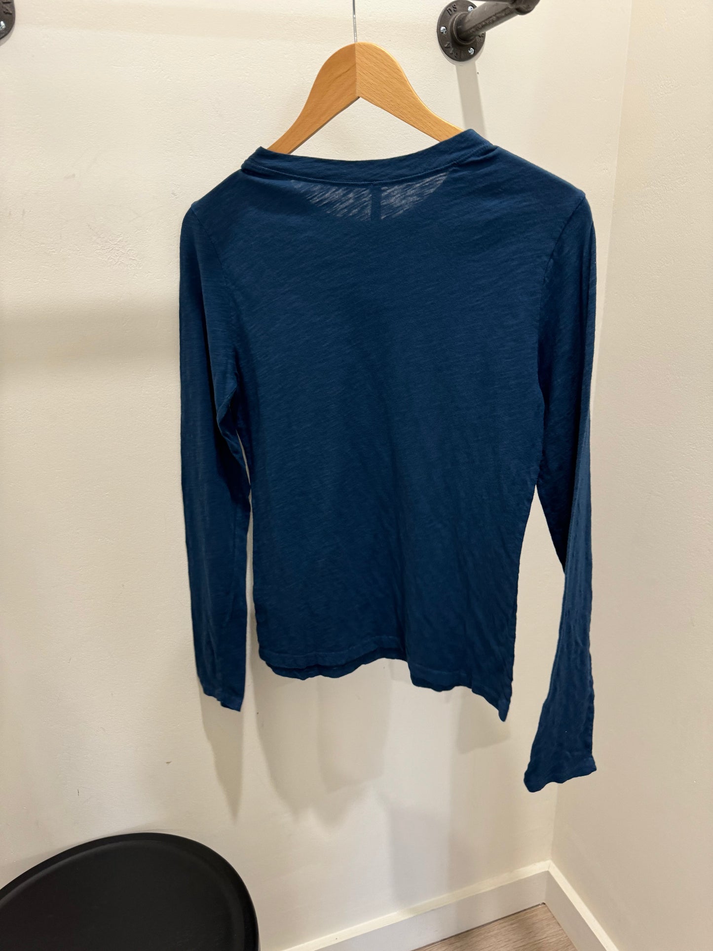 HASHTTAG INDIGO VINTAGE DYE COTTON SLUB LONG SLEEVE