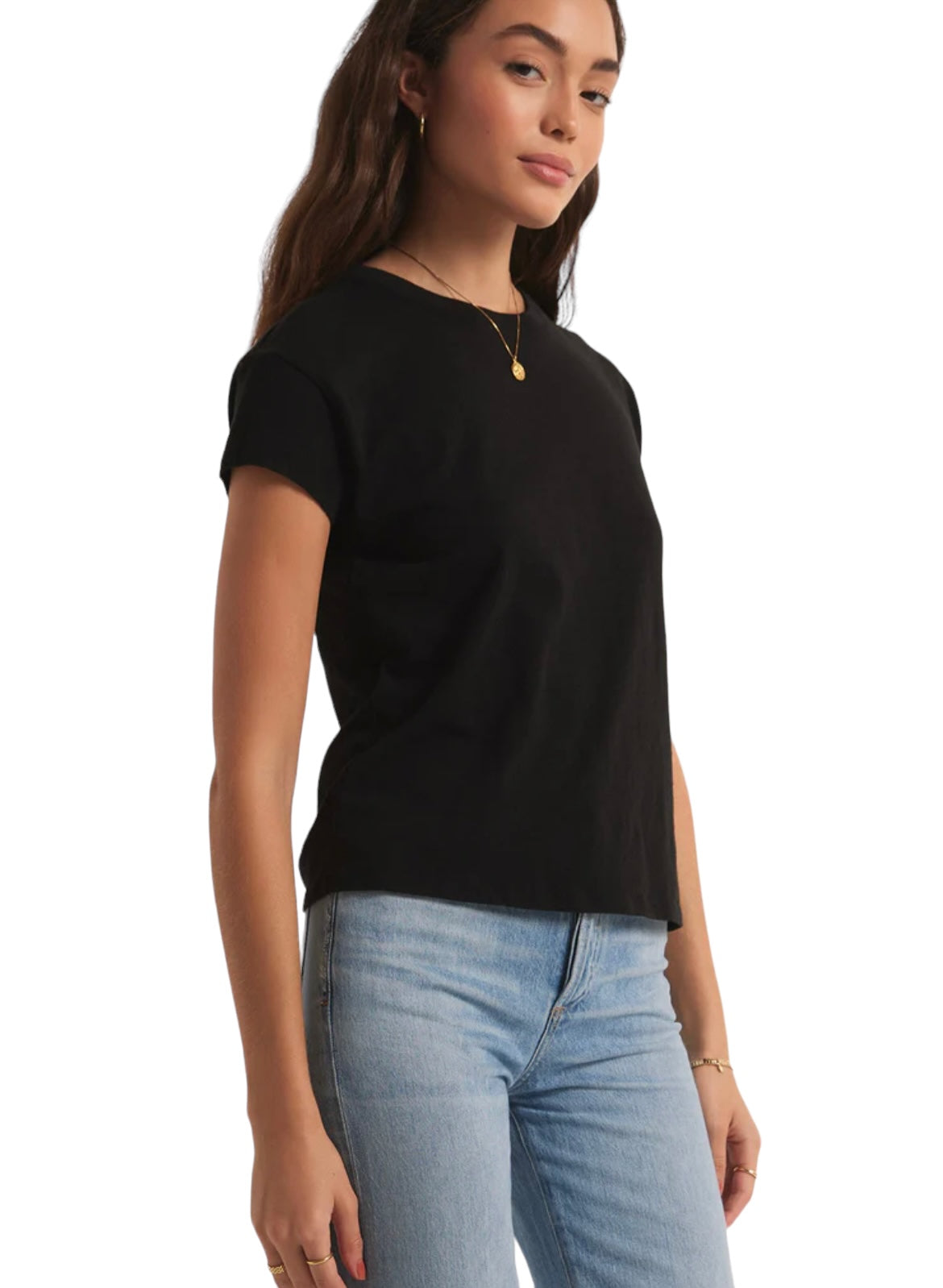 Z SUPPLY MODERN SLUB TEE BLACK