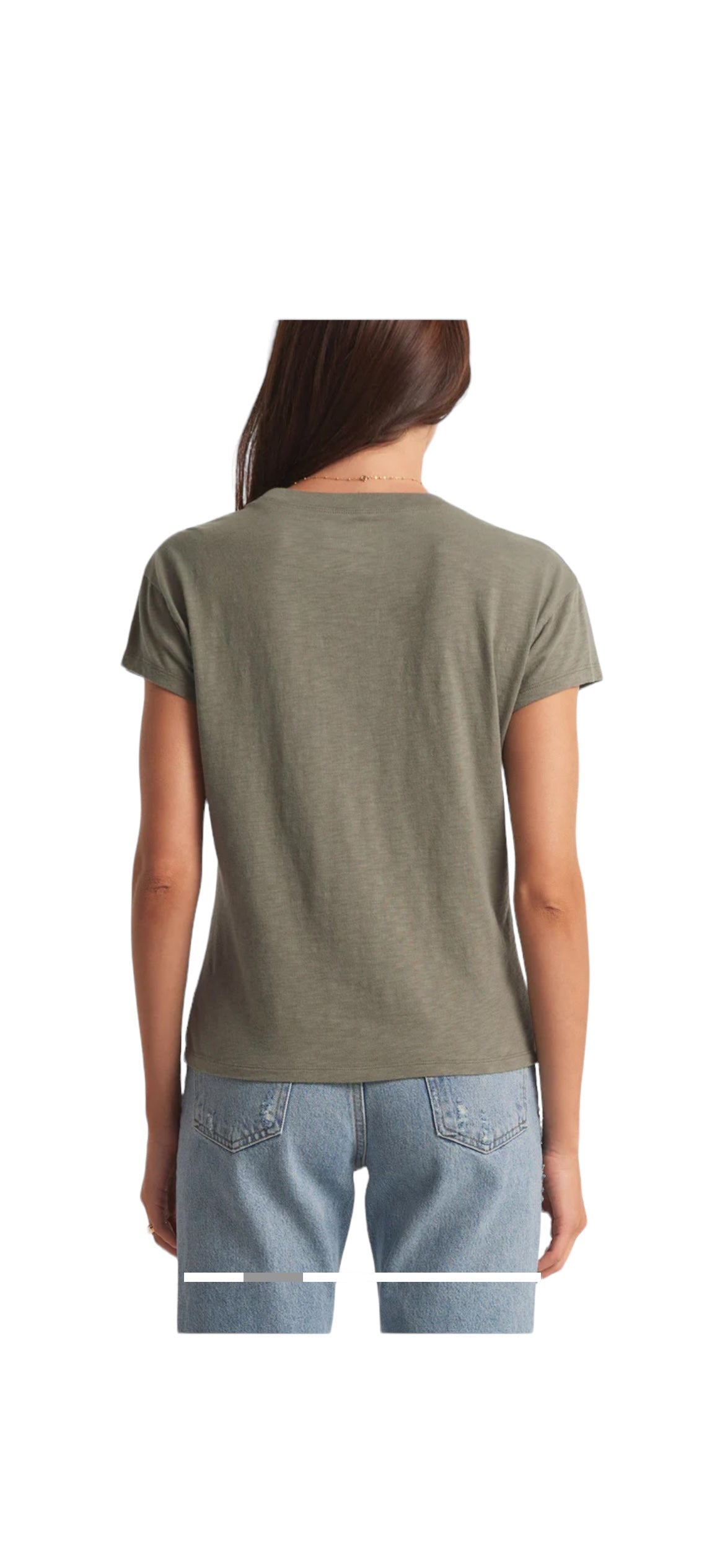 Z SUPPLY MODERN SLUB TEE EVERGREEN