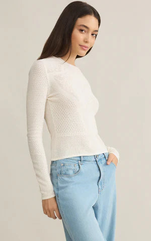 Z SUPPLY MELROSE TOP SEA SALT