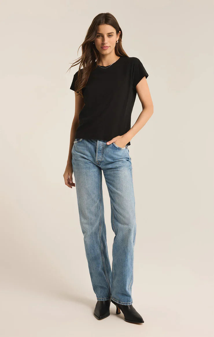 Z SUPPLY MODERN SLUB TEE BLACK
