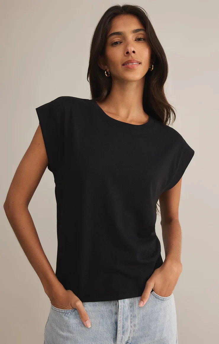 Z SUPPLY CAMINO TEE BLACK