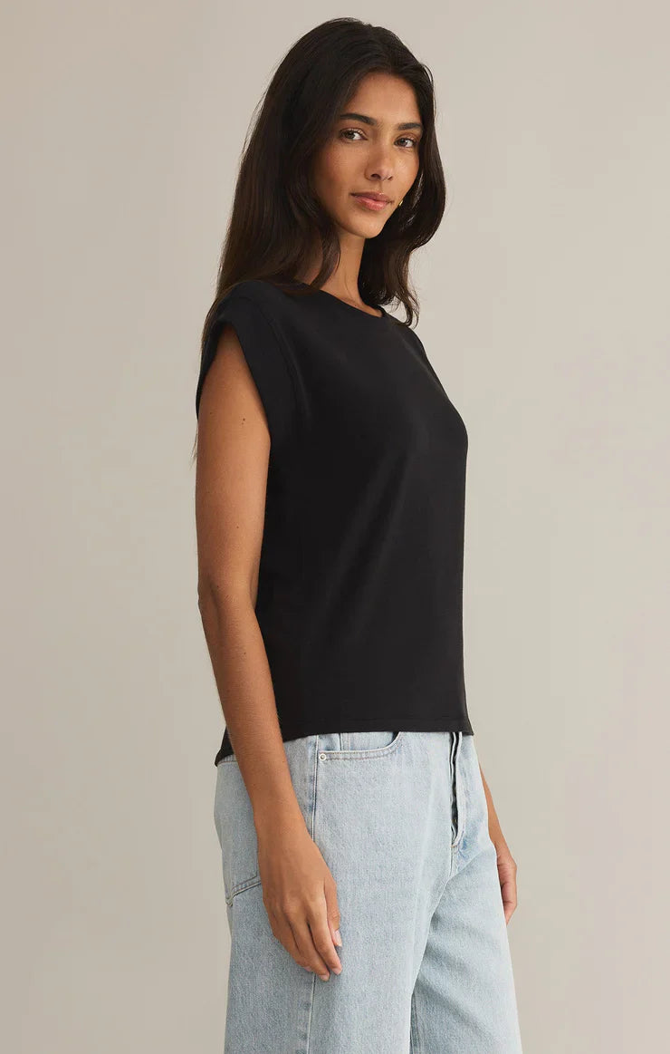 Z SUPPLY CAMINO TEE BLACK