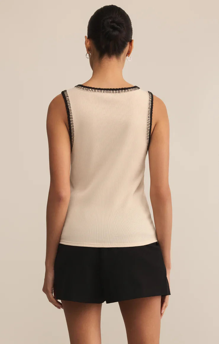 Z SUPPLY SOCIAL WHIPSTITCH TANK CRYSTAL