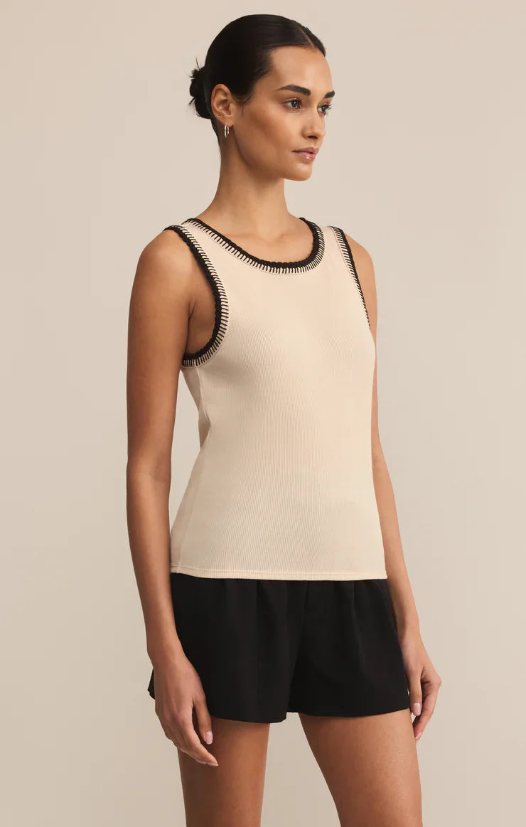 Z SUPPLY SOCIAL WHIPSTITCH TANK CRYSTAL