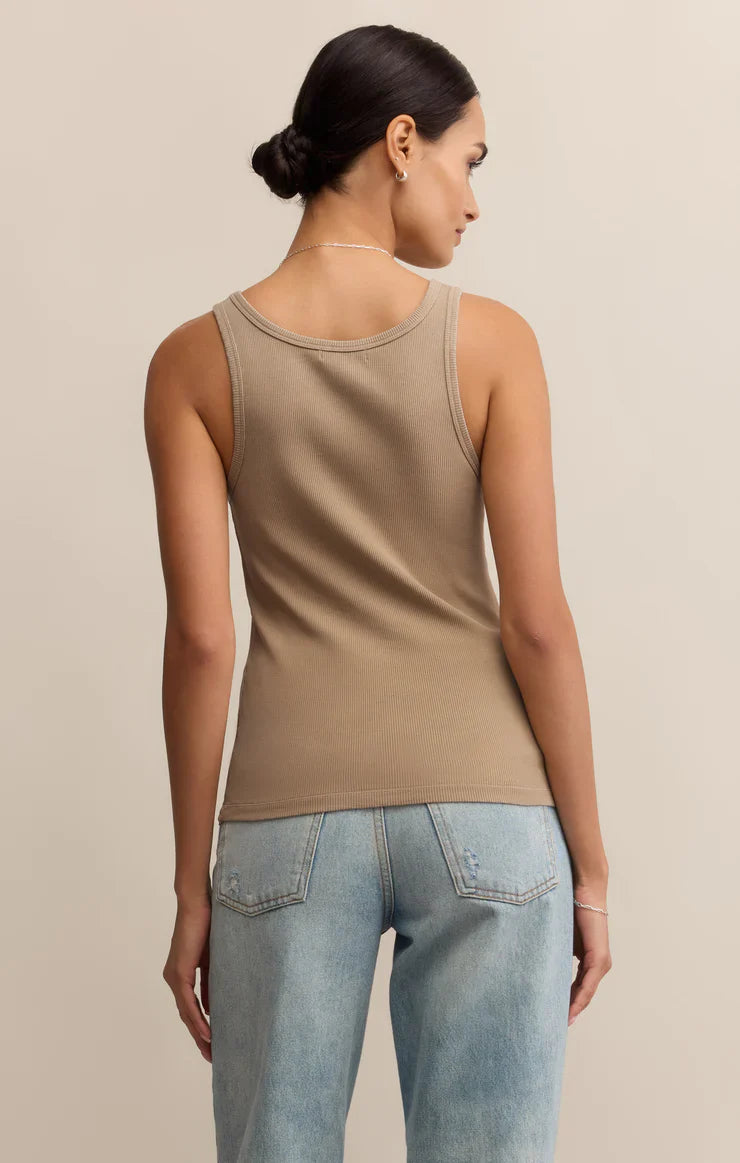 Z SUPPLY CLASSIC SCOOP RIB TANK DESERT TAN