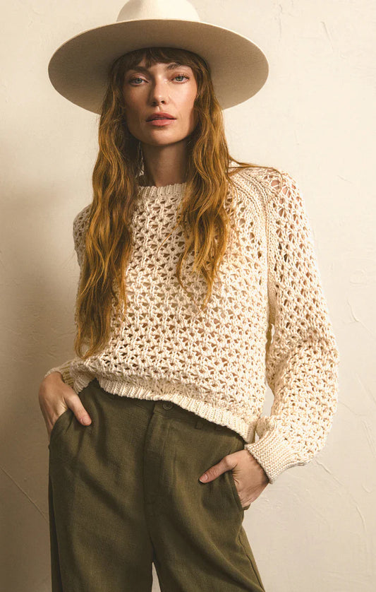 Z SUPPLY CASSIAN SWEATER SEA SALT