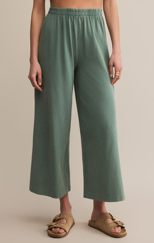 Z SUPPLY SCOUT JERSEY FLARE PANT HUNTER GREEN