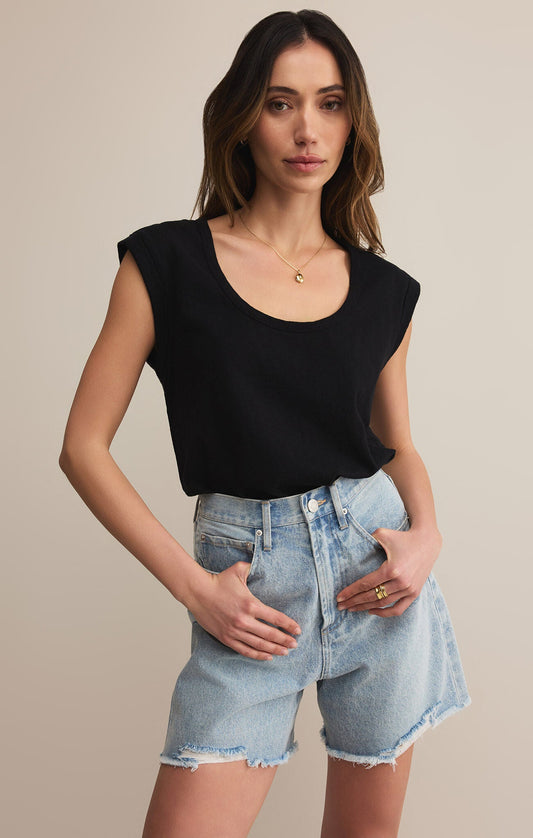 Z SUPPLY PER DIEM TEE BLACK