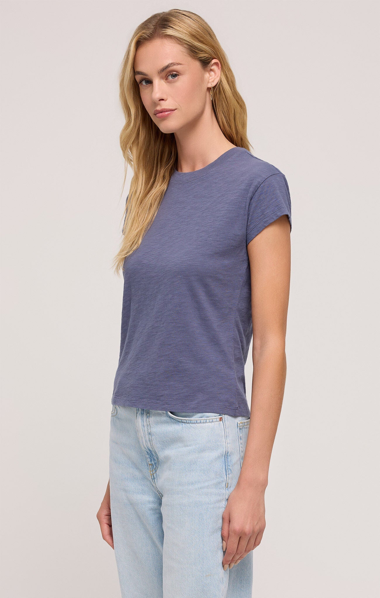 Z SUPPLY MODERN SLUB TEE WORN BLUE
