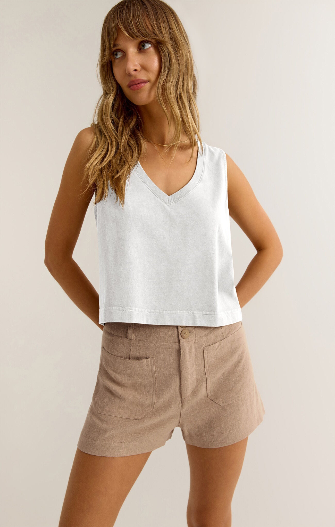 Z SUPPLY VALLIE SHORT WARM SANDS FINAL SALE