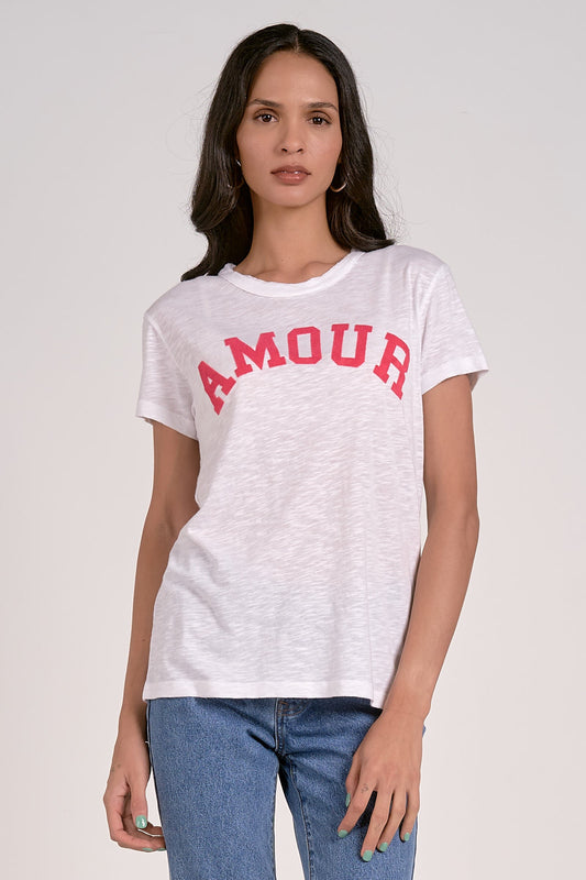 ELAN AMOUR TEE WHITE FINAL SALE