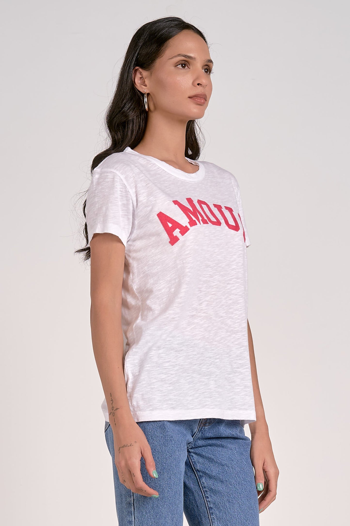 ELAN AMOUR TEE WHITE FINAL SALE