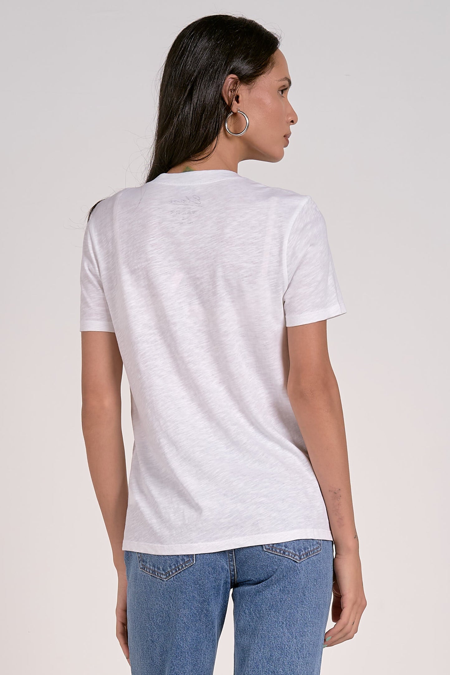 ELAN WHITE WITH PINK HEART TEE FINAL SALE