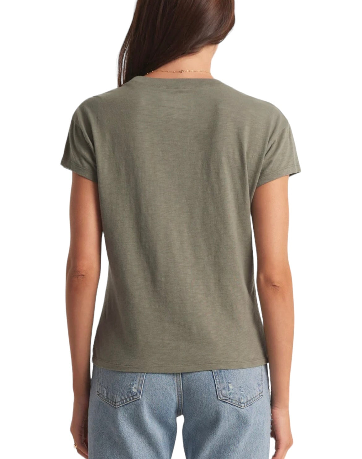 Z SUPPLY MODERN SLUB TEE EVERGREEN