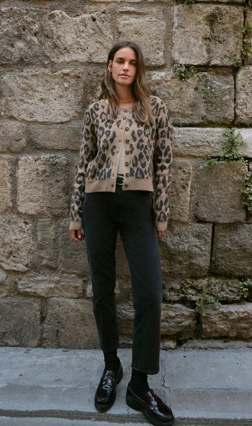 Z SUPPLY WILD OUTLOOK LEOPARD CARDIGAN