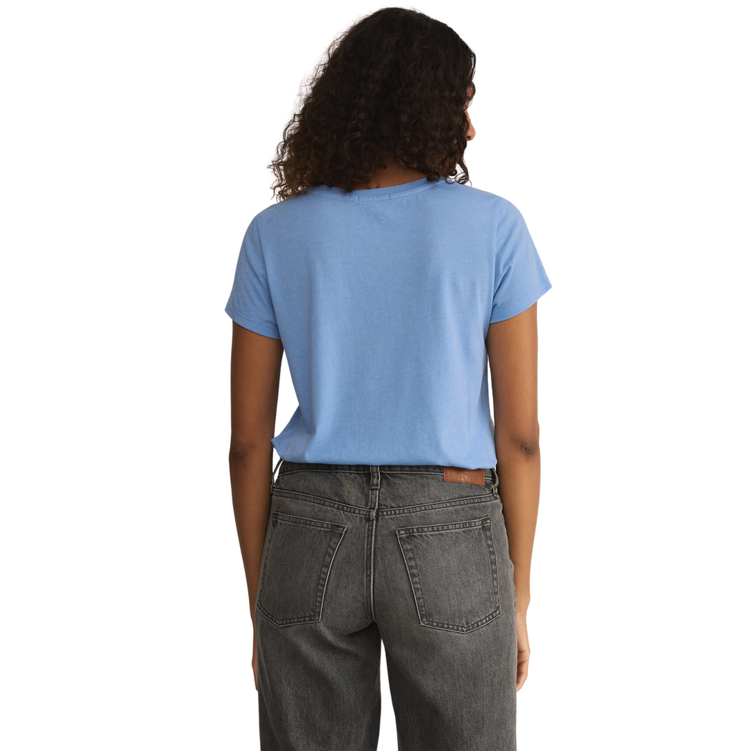 Z SUPPLY ANYWHERE SCOOP TEE BLUE RIVER
