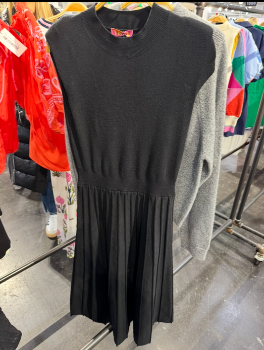 THML SLEEVELESS KNIT MAXI DRESS BLACK