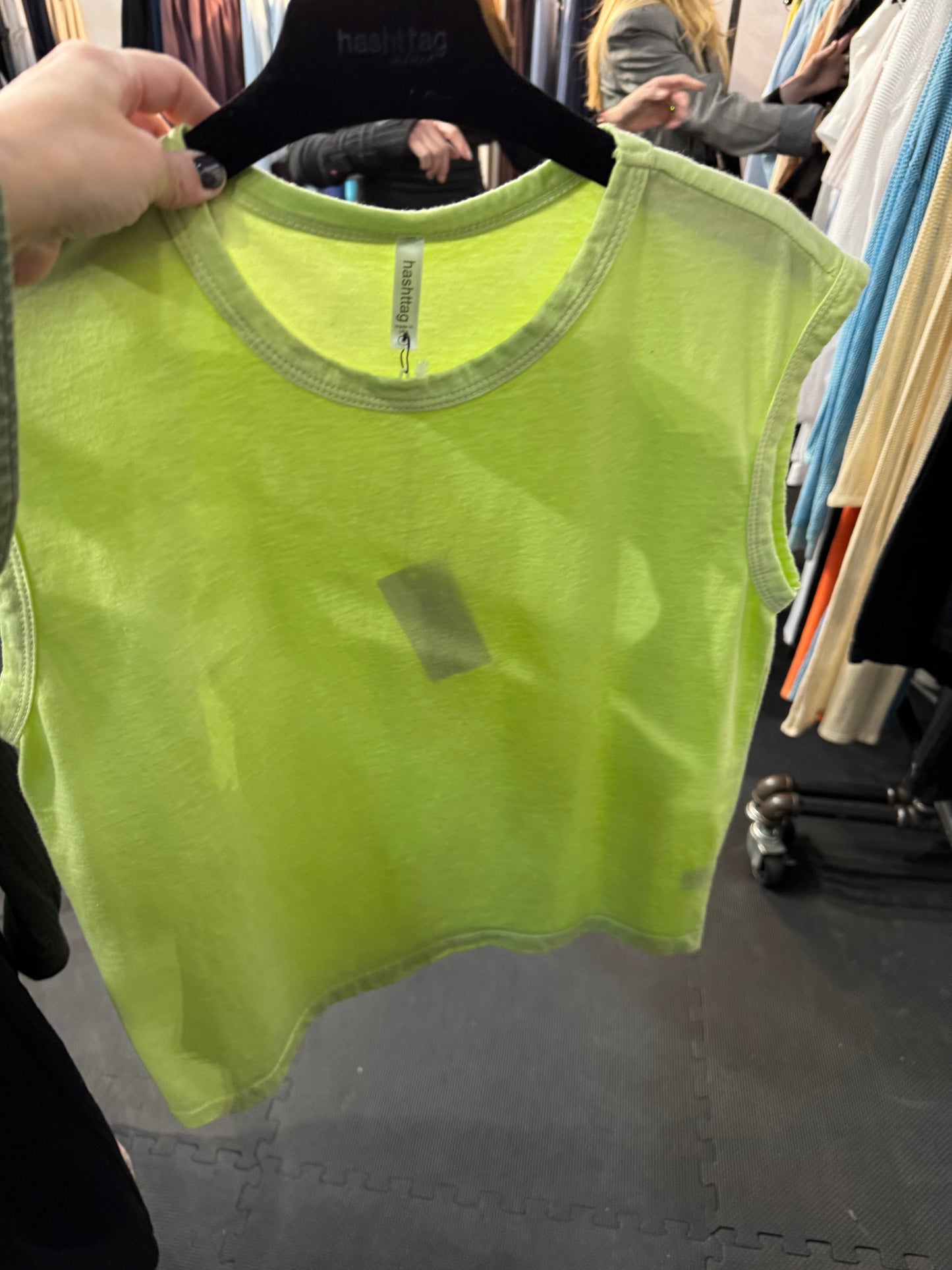 HASHTTAG SUPIMA VINTAGE DYE MUSCLE TOP MARGARITA