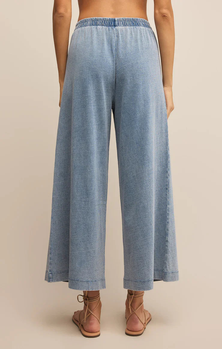 Z SUPPLY SCOUT JERSEY DENIM PANT MEDIUM INDIGO