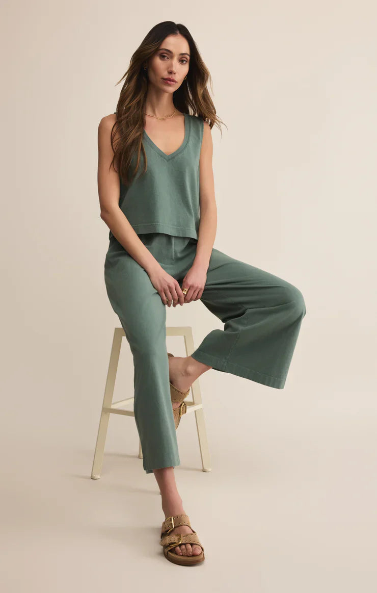 Z SUPPLY SCOUT JERSEY FLARE PANT HUNTER GREEN