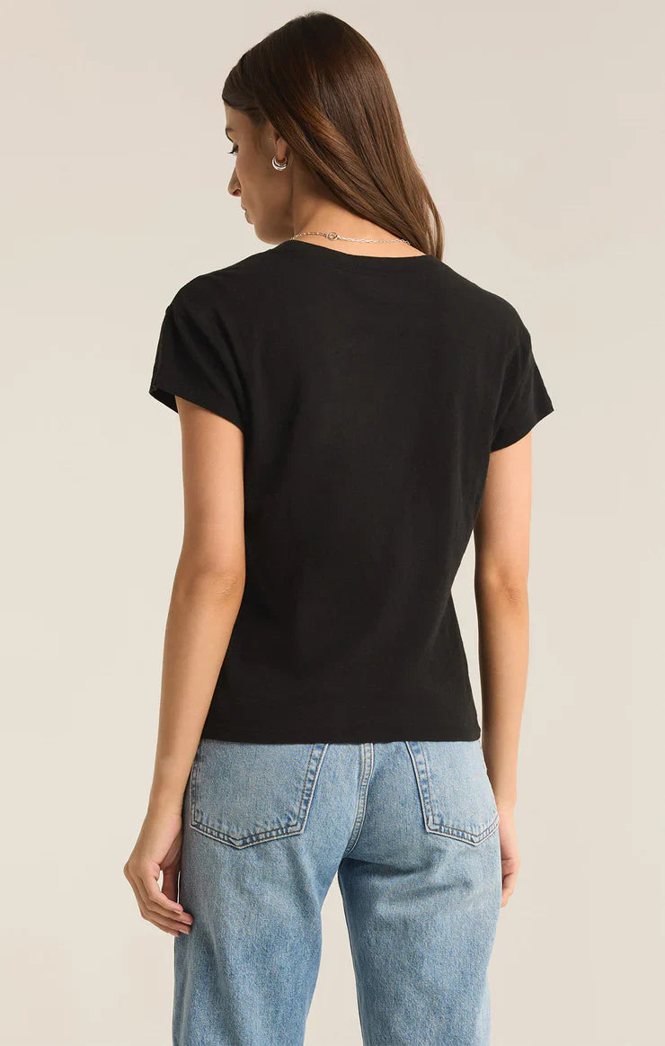 Z SUPPLY MODERN SLUB TEE BLACK