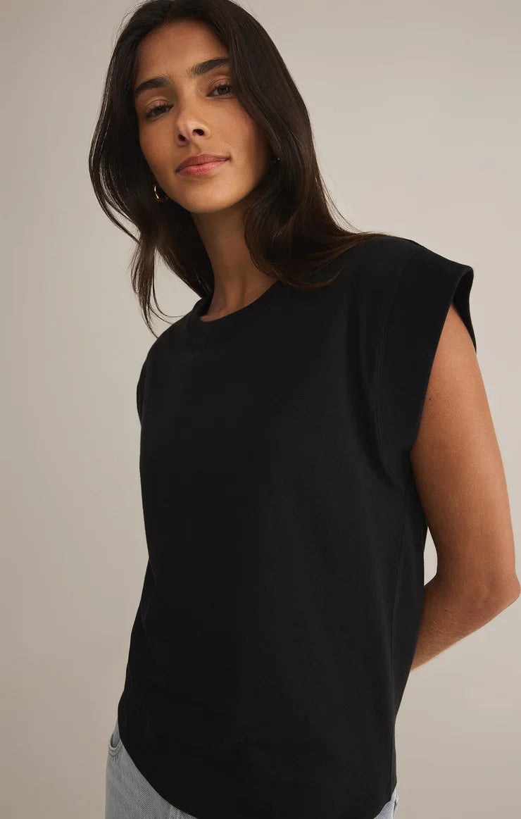 Z SUPPLY CAMINO TEE BLACK