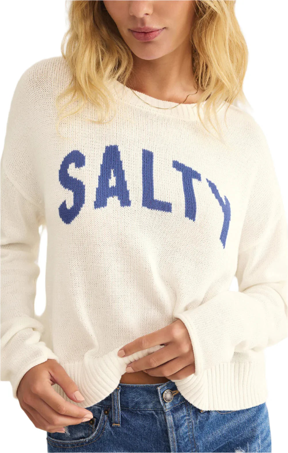 Z SUPPLY SIENNA SALTY RIVIERA SWEATER FINAL SALE
