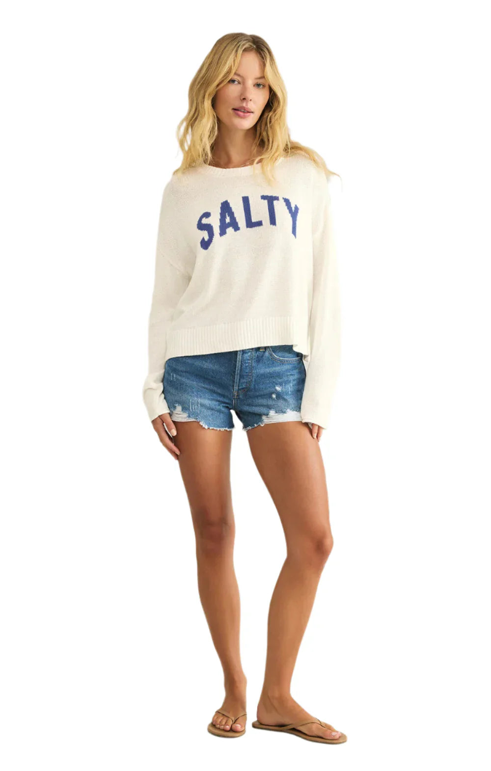 Z SUPPLY SIENNA SALTY RIVIERA SWEATER FINAL SALE