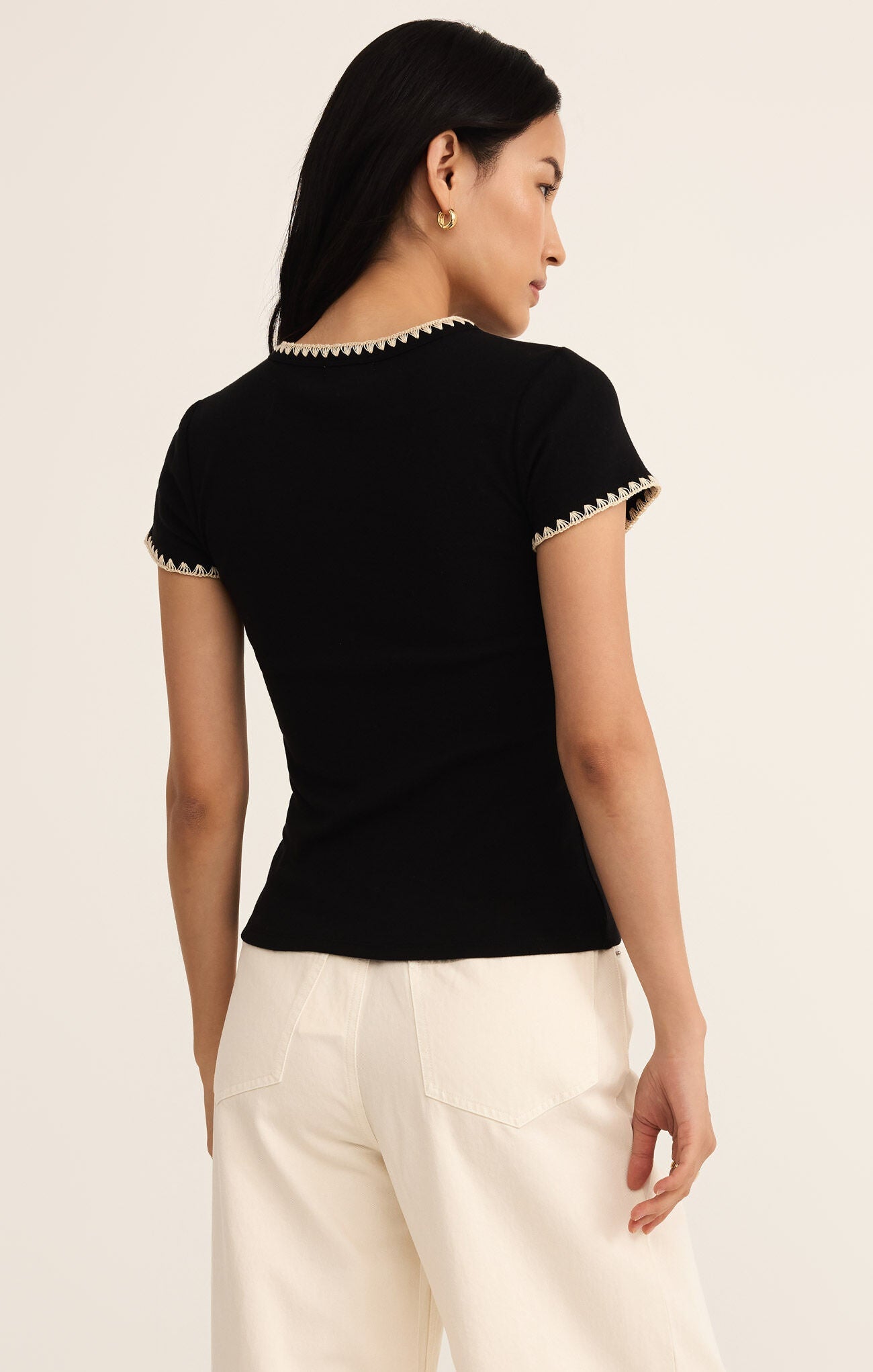 Z SUPPLY CASSIS WHIPSTITCH RIB TEE